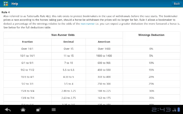 Bet Calculator summarizing winnings for a Round Robin bet with system combinations.