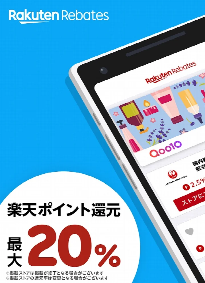 Rakuten Rebates registration screen with Rakuten account login