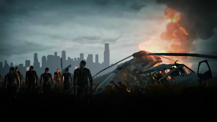 Into the Dead settings menu for adjusting audio, visuals, and controls