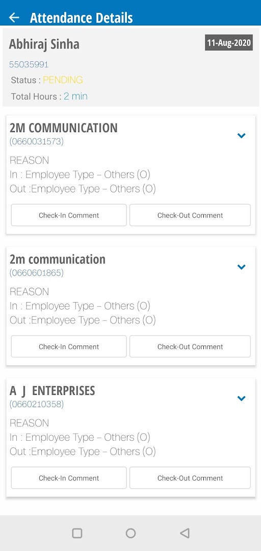 Jio Beat Planner photo capture screen for point of business visits.