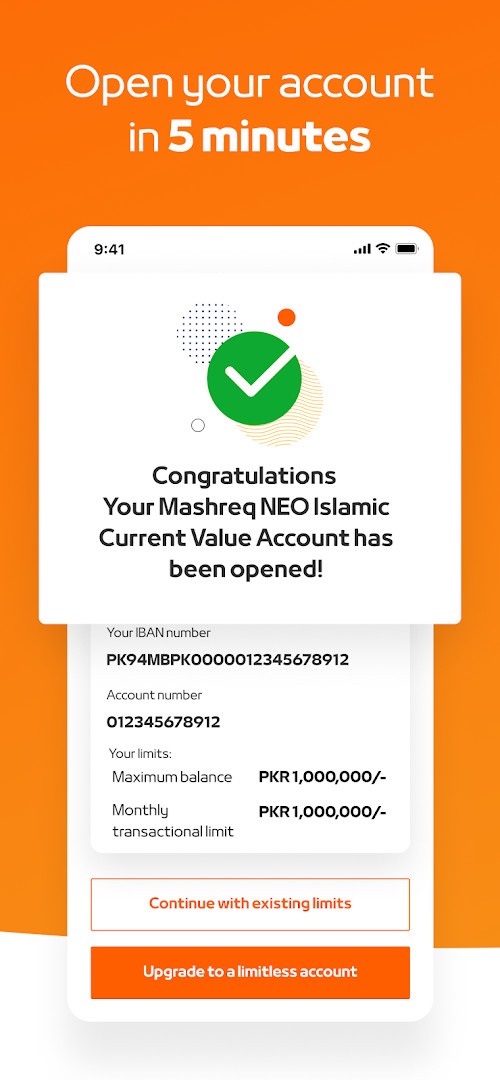 Utility bill payment screen listing more than 4,000 billers inside Mashreq Pakistan