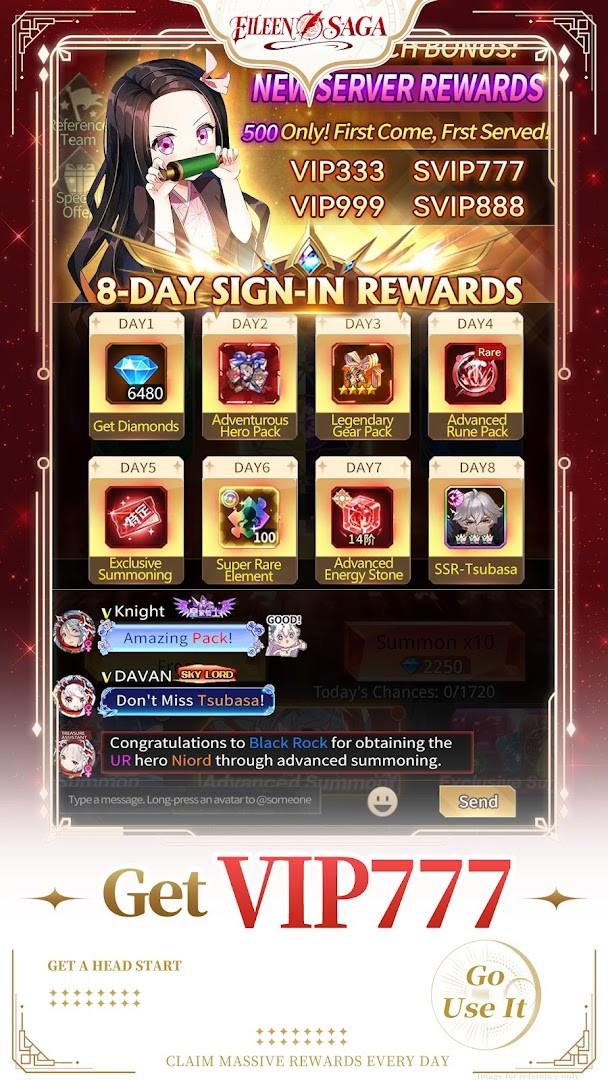 Character detail page showing a hero's vertical artwork, identity and skill system